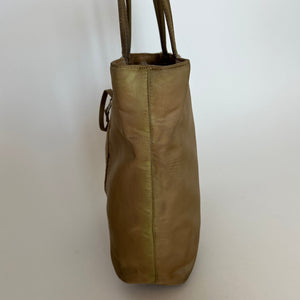 Prada Nylon Tessuto Tote Bag - Army Beige