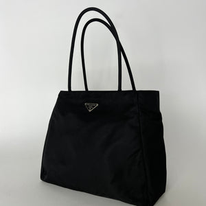 Prada Nylon Tessuto City Tote Bag - Black